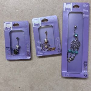 Claire’s belly button rings